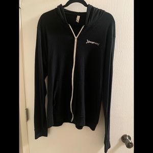 Unisex Black Orangetheory Fitness ZipUp Hoodie